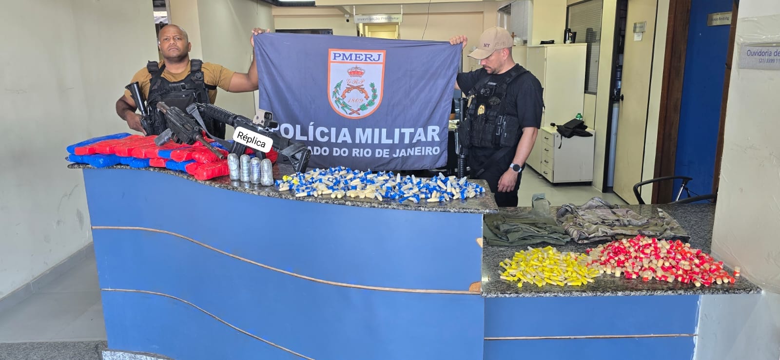 33º BPM dá prejuízo de quase R$ 50 mil ao tráfico de Angra dos Reis, com auxílio de denúncia
